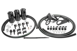 Chevrolet Corvette Catch Can Kit - Radium Engineering - Fluid Lock Triple - `14-`19